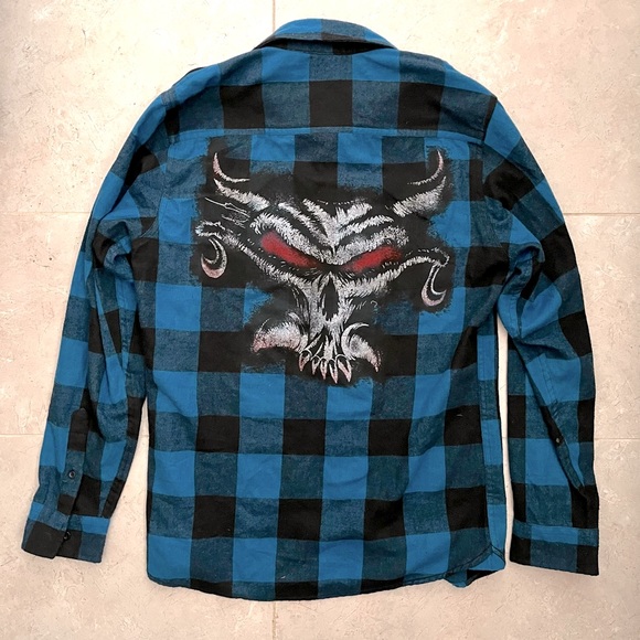 WWE Brock Lesnar Plaid Shirt - Picture 1 of 2